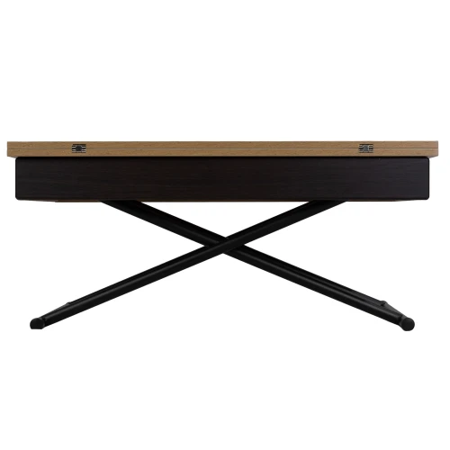 Стол-трансформер Лерон дуб крафт золотой/черный