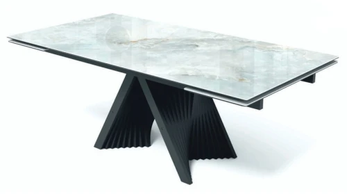 Стол ГАМЛЕТ 200 Glastonbury Savia Matt , керамика / Латте каркас, М-City