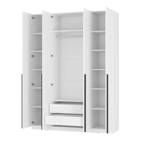 Шкаф 4-х створчатый ШК-13 Айрон, Белый