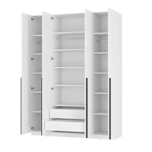 Шкаф 4-х створчатый ШК-13 Айрон, Белый