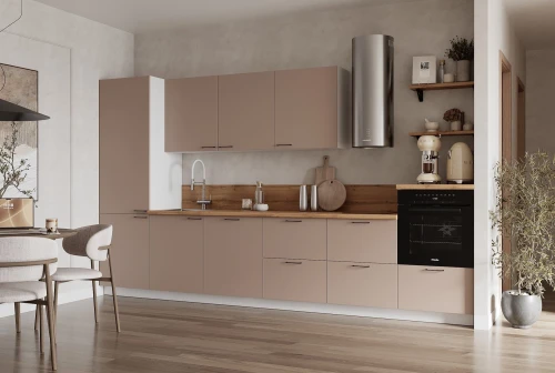 Готовая кухня КГ 3600 Эмаль, Крем  Арника РМ в.8