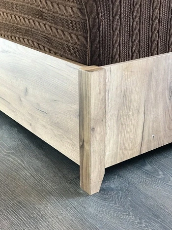 Кровать с ортопедическим основанием (дерево) Nature 308 Люкс 140х200, крафт