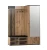 Шкаф для прихожей Либерти 51.22 (опора h20) Дуб вотан/Черный