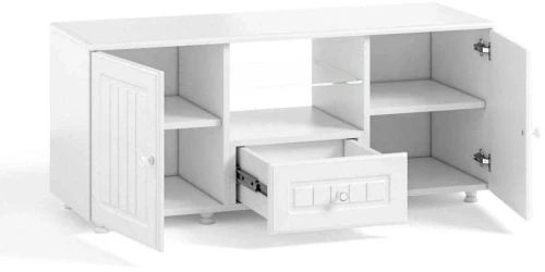 Тумба под ТВ Монако МН-25 белое дерево