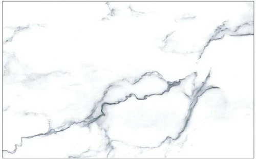 Бронкс фотопечать стол обеденный поворотно-раскладной / белый мрамор/бетон белый/металлик