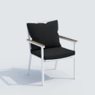Стул FESTA plus антрацит - белый каркас Стул FESTA plus антрацит - белый каркас