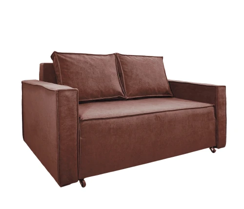Диван аккордеон Лофт 120 коричневый