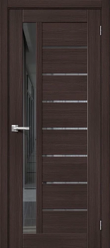 Межкомнатная дверь экошпон mr.wood Браво-27 Wenge Melinga Mirox Grey