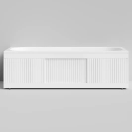 Экран-купе Тач 1800, 3 раздвижные двери, белый глянец