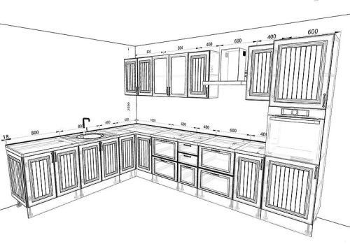 Кухня Принцесса Комплектация 7