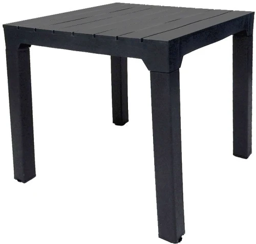Стол b:rattan Boston Quatro 780х780, антрацит
