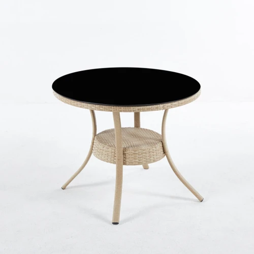 Обеденная группа из искусственного ротанга стол Сантос + 4 кресла Руардин Wood