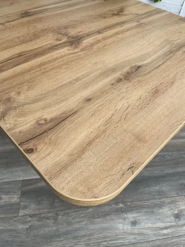 Стол EXEL 140 Дуб Вотан/ Алюминий М-City