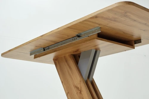 Стол EXEL 140 Дуб Вотан/ Алюминий М-City