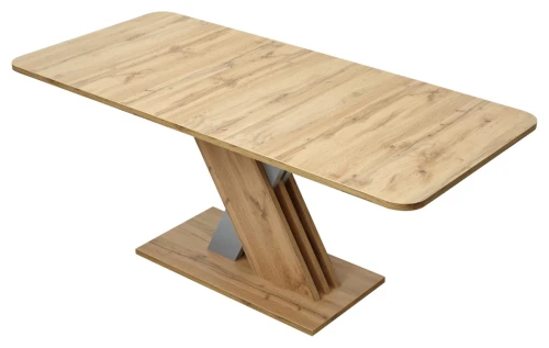 Стол EXEL 140 Дуб Вотан/ Алюминий М-City