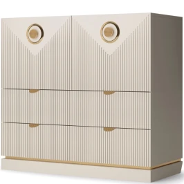 Комод Капри с ящиками, бежевый
