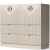 Комод Капри с ящиками, бежевый