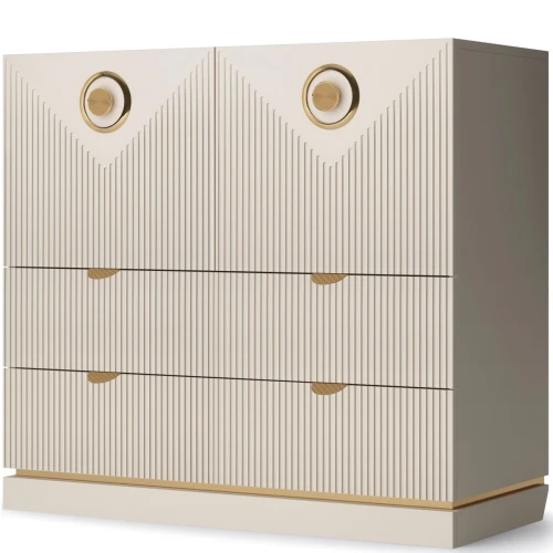 Комод Капри с ящиками, бежевый