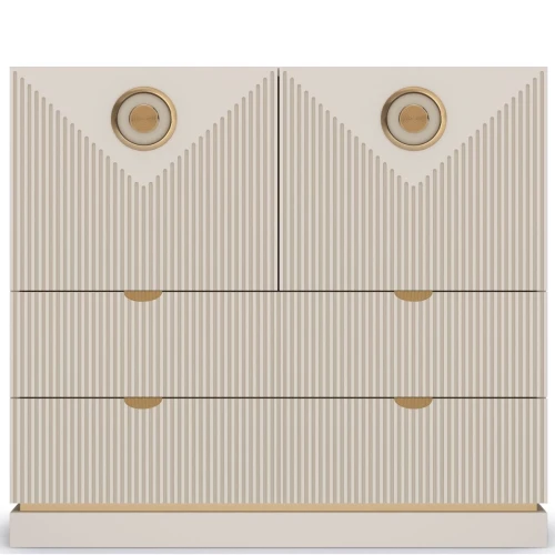 Комод Капри с ящиками, бежевый