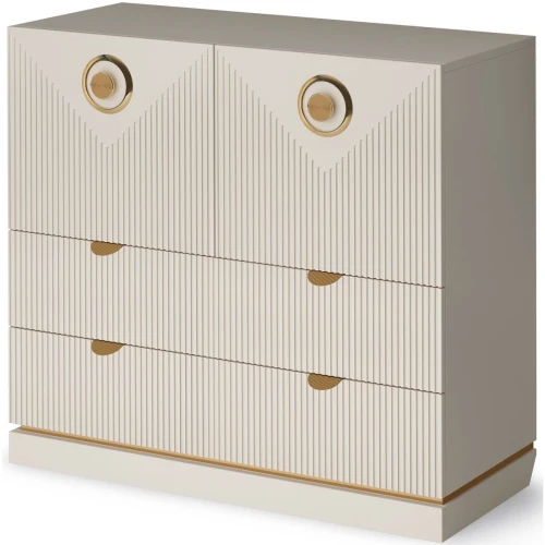 Комод Капри с ящиками, бежевый