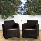 Комплект кресел под ротанг Калифорния «California» с подушками на сиденье