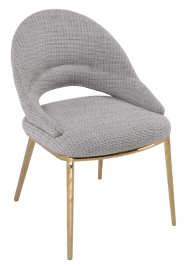 Стул обеденный Capella MC3016-BG-2, бежевый/глянцевое золото