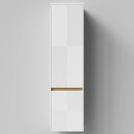 Пенал Аурум 40, базовая Белая эмаль, матовая, подвесной, правый