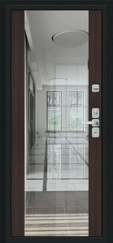 Входная дверь BRAVO Глори Букле черное/Wenge Veralinga