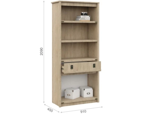 Шкаф «Валенсия» 4д1ящ, Дуб сонома