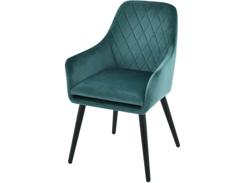 Стул «Ardeko», Монолит Эмеральд, опоры черные