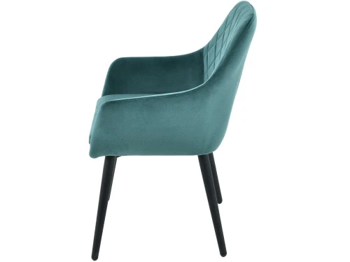 Стул «Ardeko», Монолит Эмеральд, опоры черные