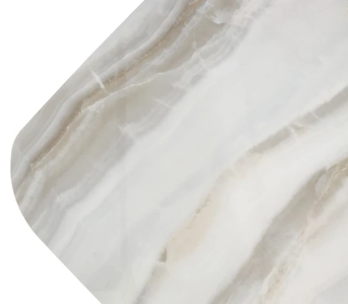 Стол ABSALON 180 ICE AGATE, керамика, стекло / Шоколадное золото каркас, ®DISAUR
