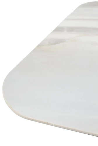 Стол ABSALON 180 ICE AGATE, керамика, стекло / Шоколадное золото каркас, ®DISAUR