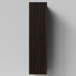 Пенал Тач 35 подвесной, Палисандр ПВХ 43101, левый, бельевая корзина