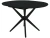 Стол «Сидней СВ» стекло черное, каркас черный