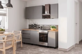 Готовая кухня Асти 1,6м, Графит