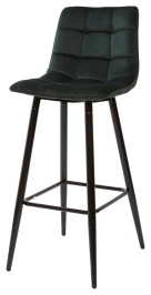 Барный стул LECCO UF910-14 DARK GREEN, велюр, 4 шт./2 кор. М-City