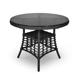 Стол Миро D940 Черный металлик
