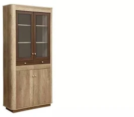 Шкаф-витрина Фантазия 34.05 дуб каньон/дуб кальяри
