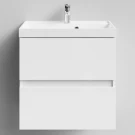 Тумба Бест 60 подвесной, белый глянец Vodok с раковиной в комплекте Тумба Бест 60 подвесной, белый глянец Vodok с раковиной в комплекте