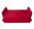 Диван еврокнижка Оливер, велюр красный, 145