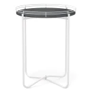 Столик журнальный SHT-CT20 каменный уголь/белый муар