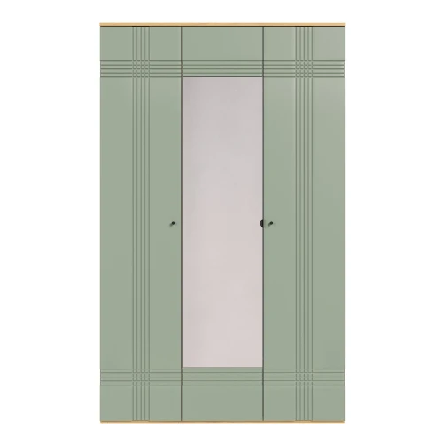 Шкаф Вега Саксония 135, серо-зеленый