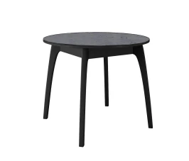 Стол DikLine MK46 Керамика Серый мрамор/подстолье черное/опоры черные