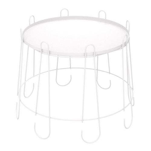 Столик кофейный SHT-CT6-2 белый муар