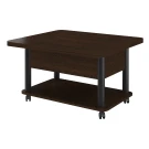 Стол-трансформер Джокер венге темный/черный