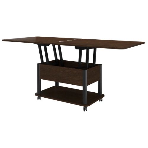 Стол-трансформер Джокер венге темный/черный