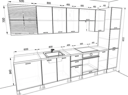 Кухня Европа Комплектация 3