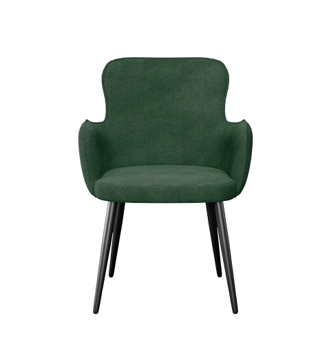 Стул DikLine 503 поворотный SB1 зеленый, ножки черные