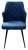 Стул HERMAN 360 град. СИНИЙ #29, велюр / черный каркас М-City